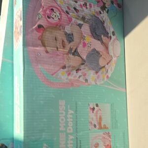 Minnie Mouse Baby Bouncer - Pink and Gray